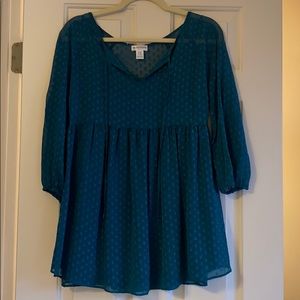 Motherhood maternity sheer blouse